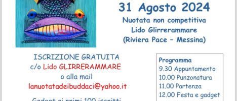 Il 31 agosto al Lido Glirrerammare ci sarà”La Nuotata dei Buddaci”