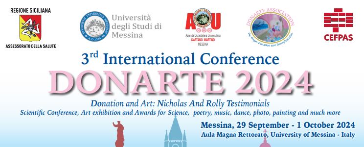 III International Conference “DONARTE 2024” a Messina 29 settembre – 1 ottobre 2024