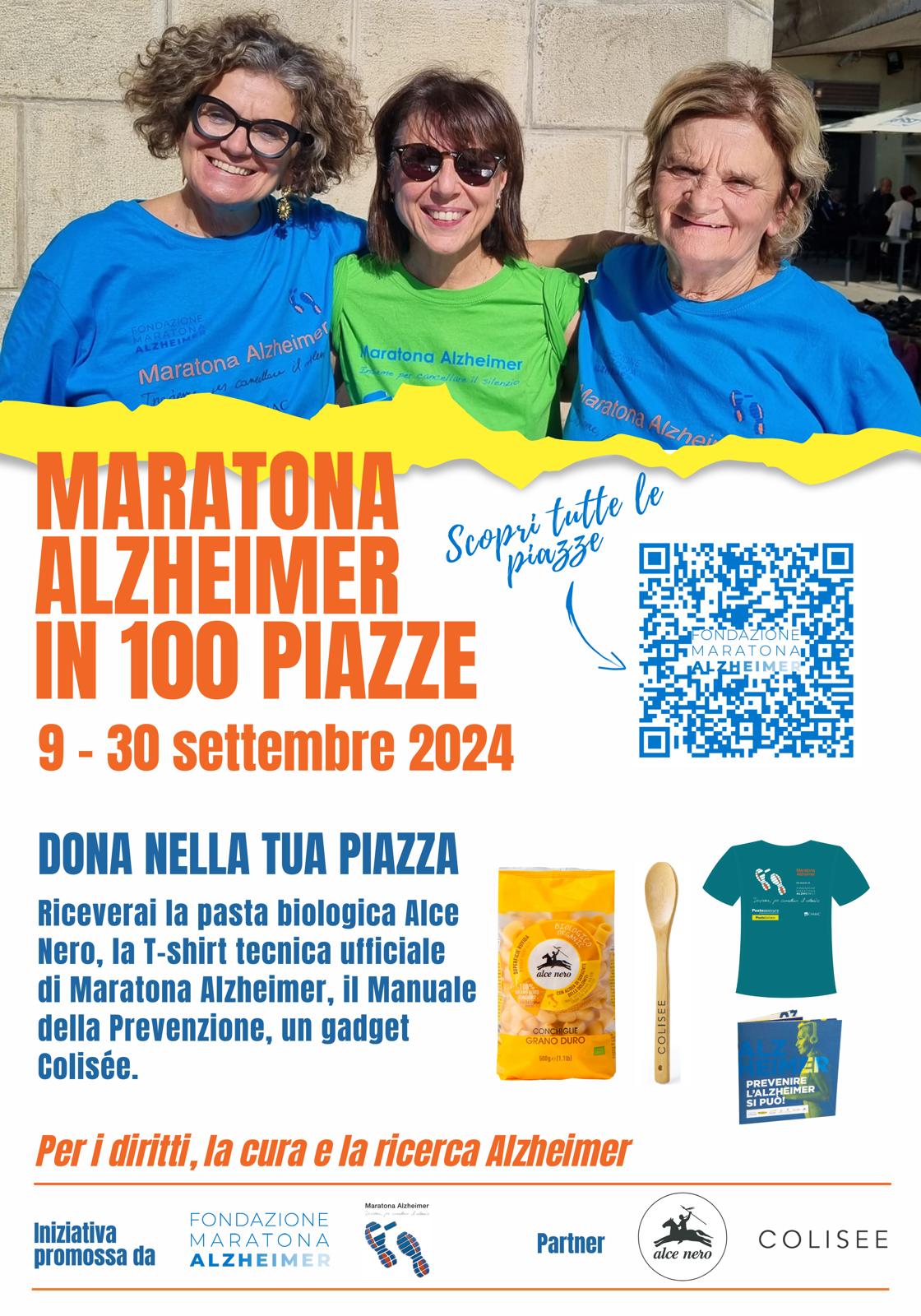 L’ARIAD e la Maratona Alzheimer in 100 piazze