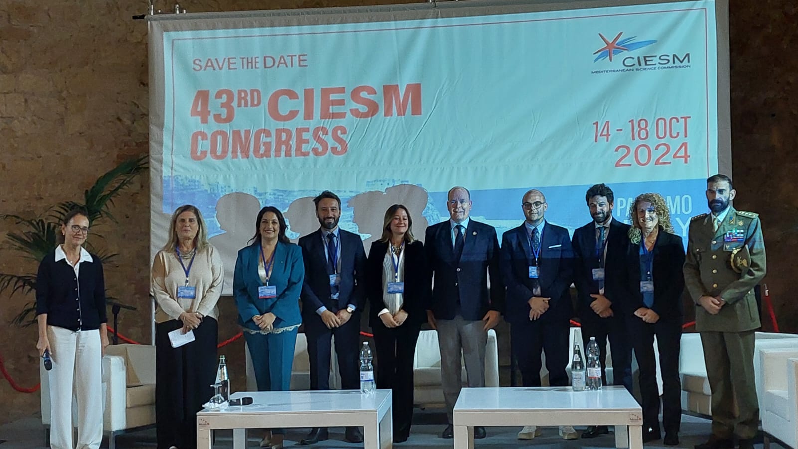 Il dipartimento Chibiofaram al congresso internazionale CIESM presieduto dal Principe Alberto II di Monaco