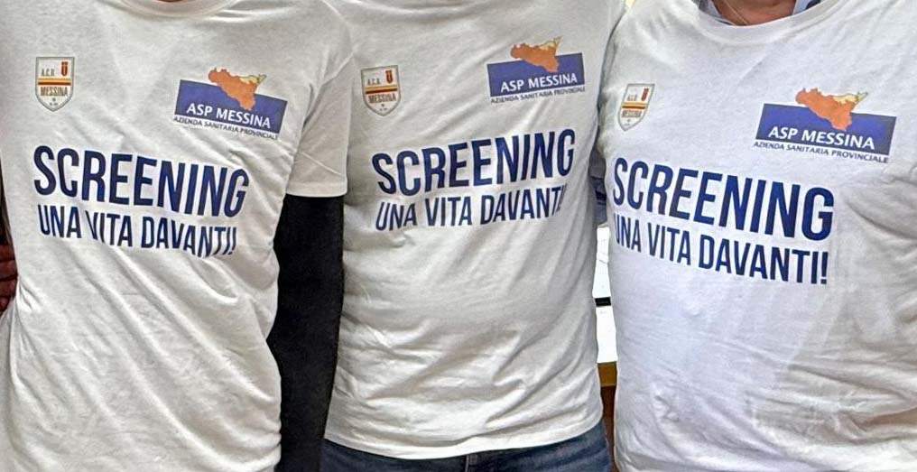 L’Asp e la maglia del Messina uniti nella prevenzione